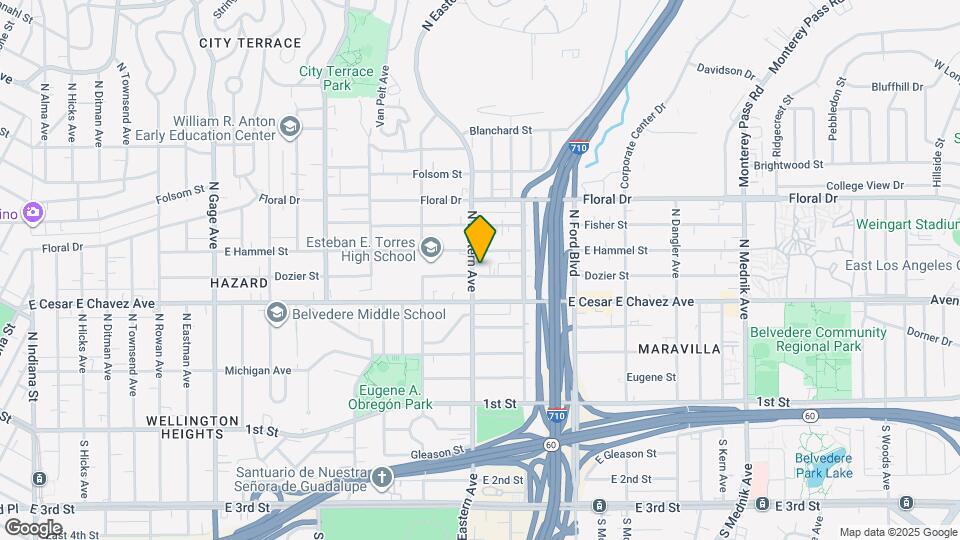 4307 Dozier St, Unit #1 Mapa y Detalles de la Ubicación