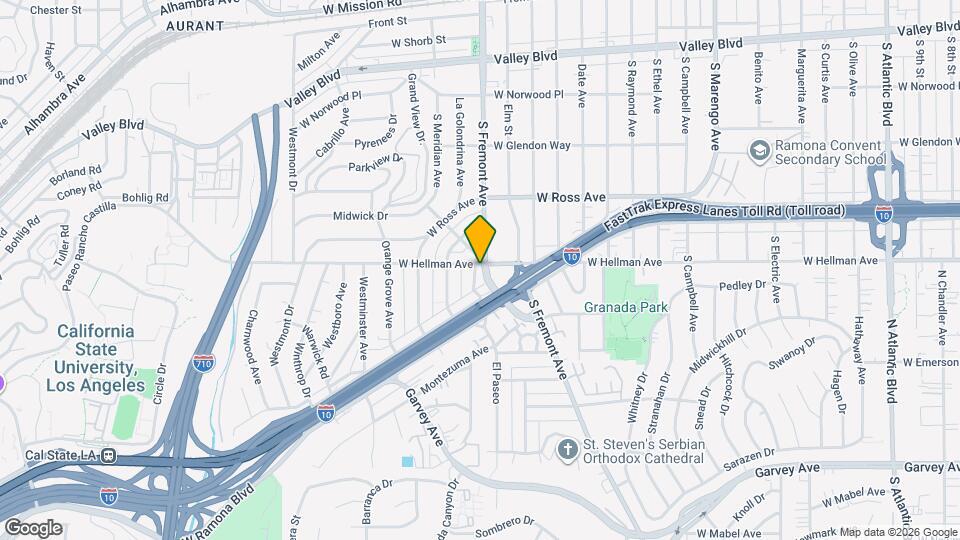 2100 El Paseo Map and Location Details