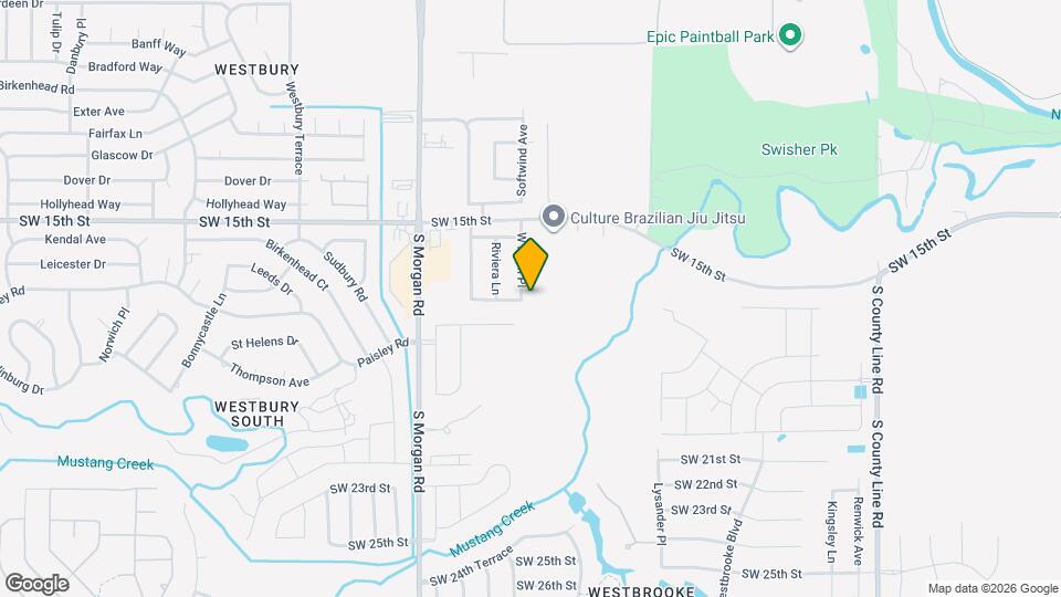 1736 W Palm Pl Map and Location Details