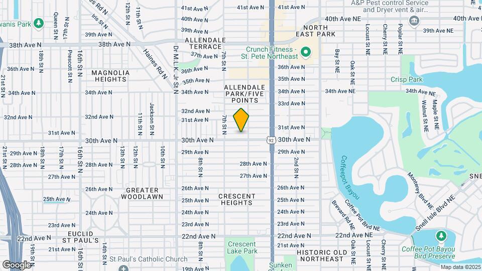 529 30th Ave N Map and Location Details
