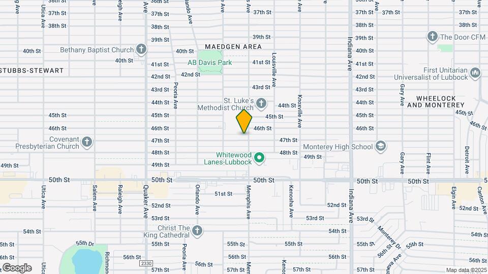 3804 47th St Map and Location Details
