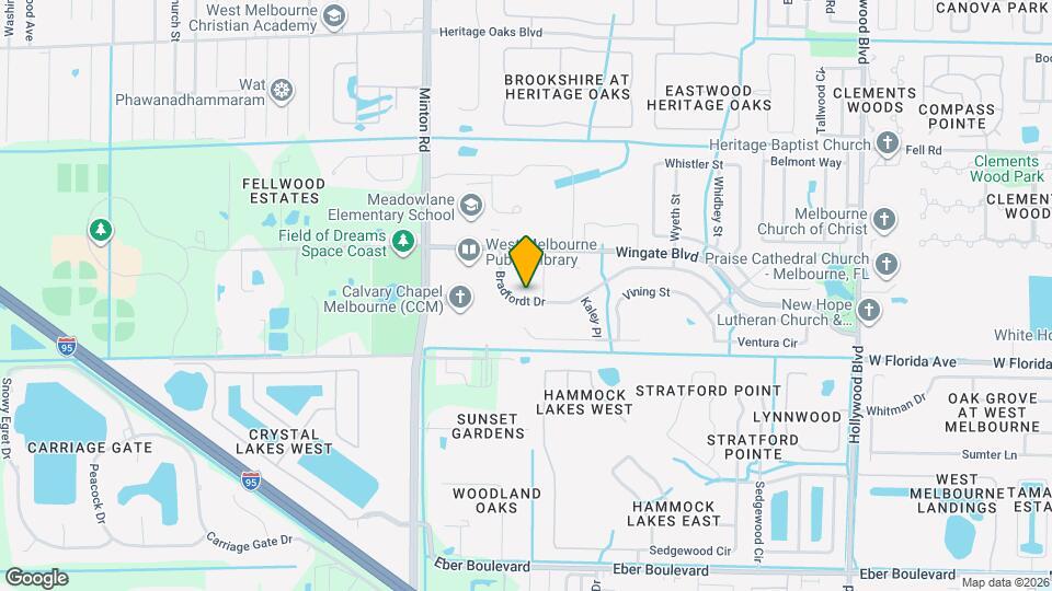 2726 Bradfordt Dr Mapa y Detalles de la Ubicación