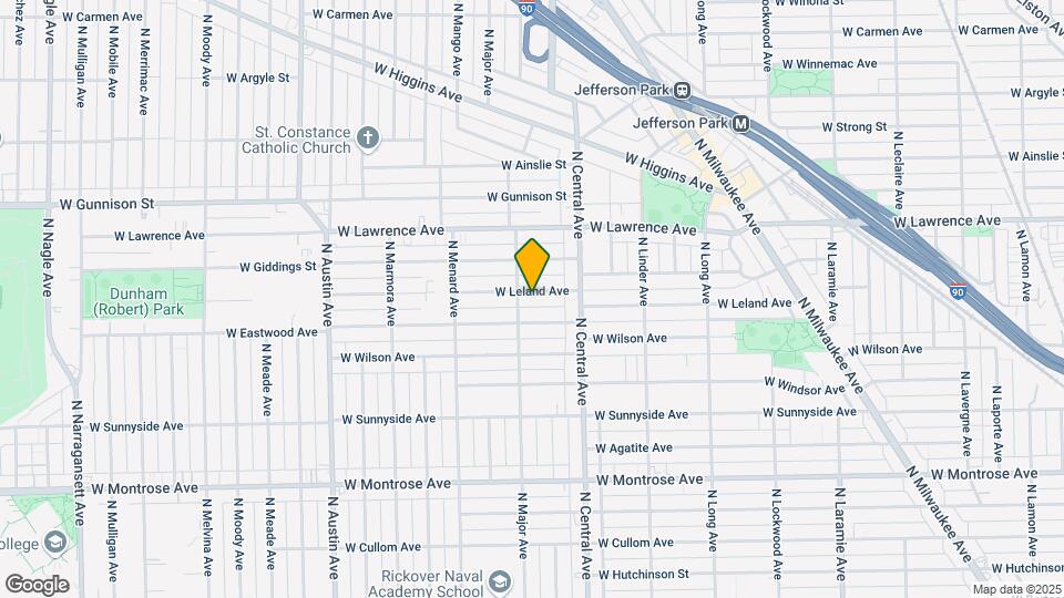 5647 W Leland Ave Map and Location Details