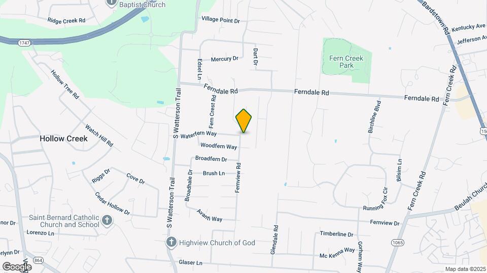 6501 Fernview Rd Map and Location Details