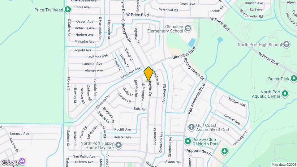 2181 S Biscayne Dr Map and Location Details