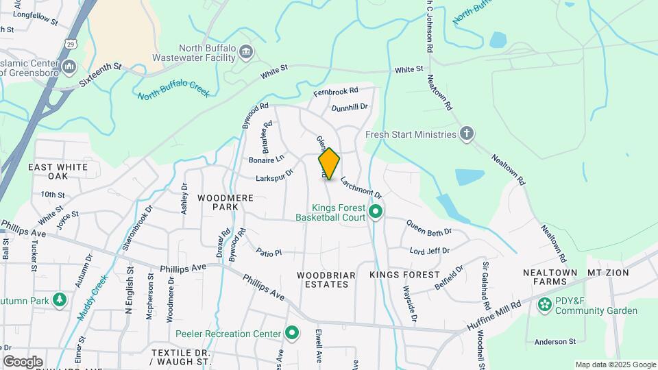 1514 Glenridge Rd Map and Location Details