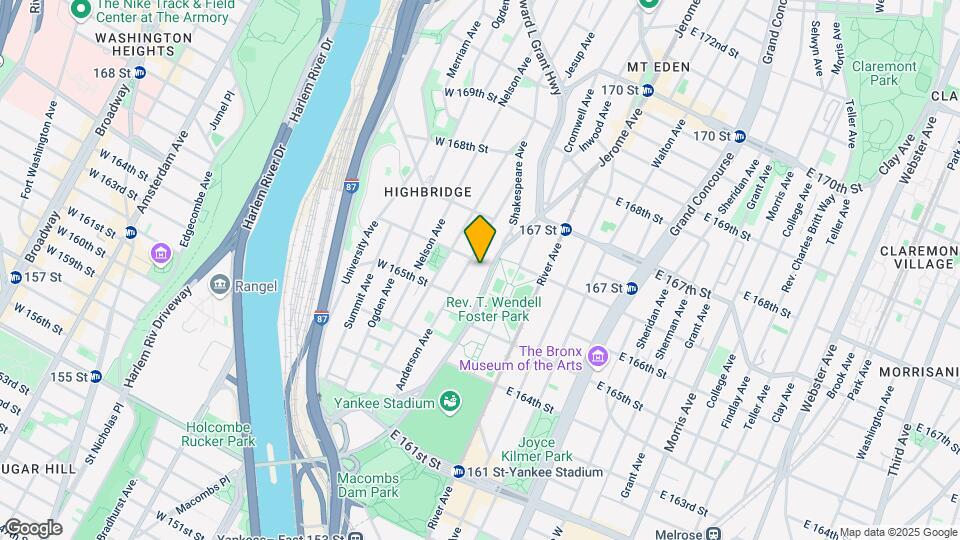 1105 Jerome Ave Map and Location Details