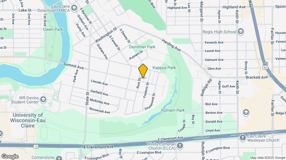 610 Summit Ave Map and Location Details