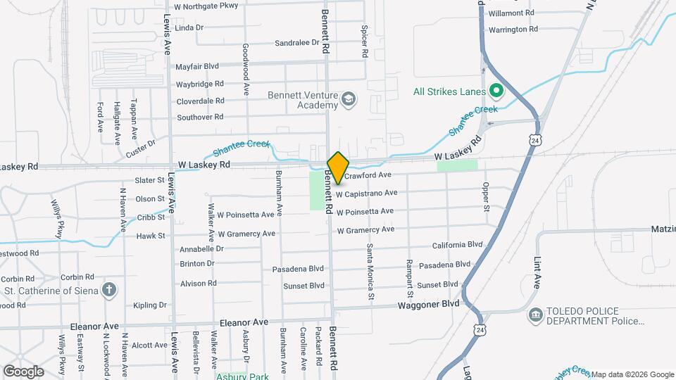 446 W Capistrano Ave Map and Location Details