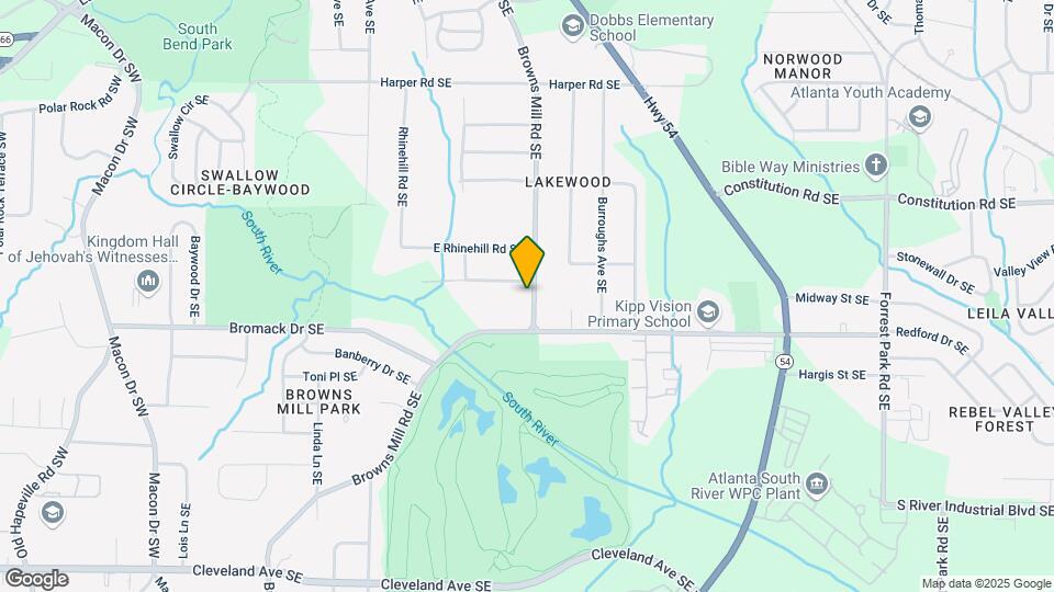 2325 Browns Mill Rd SE Map and Location Details