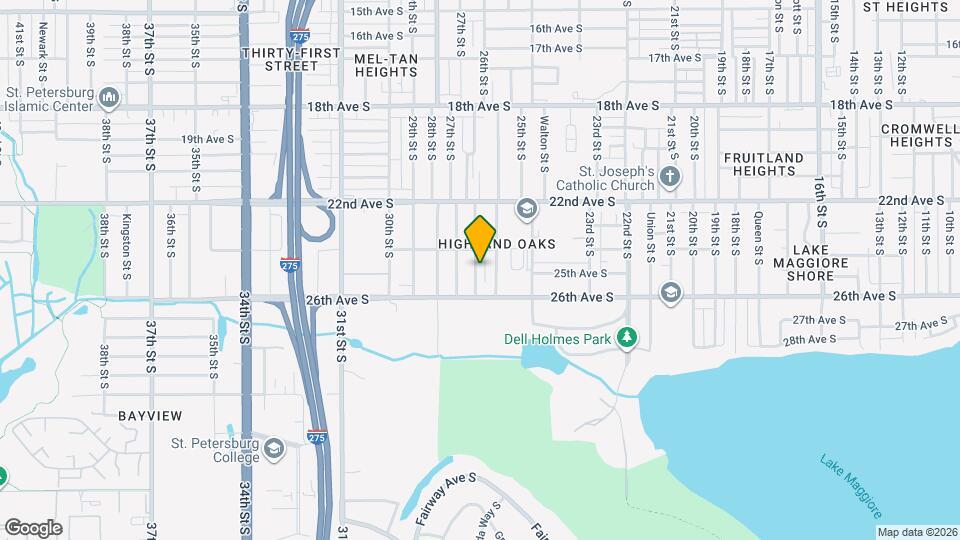 2500 Auburn St S Map and Location Details