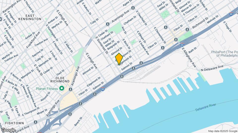 2705 E Somerset St Map and Location Details