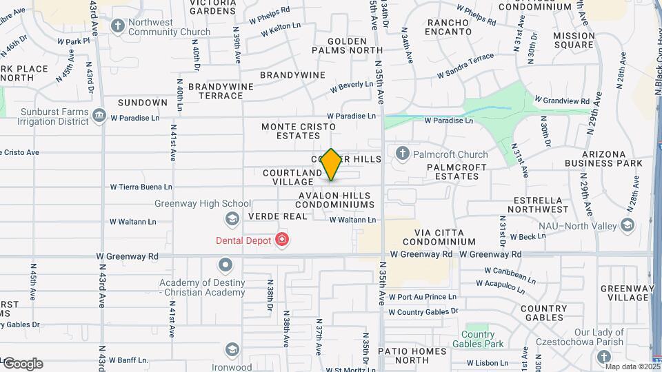 3535 W Tierra Buena Ln, Unit 273 Map and Location Details
