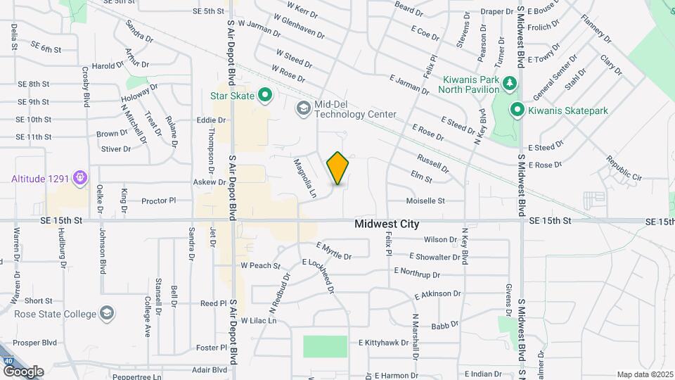 1426 Maple Dr Map and Location Details