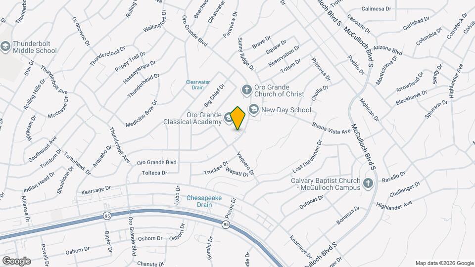 3417 Oro Grande Blvd Map and Location Details