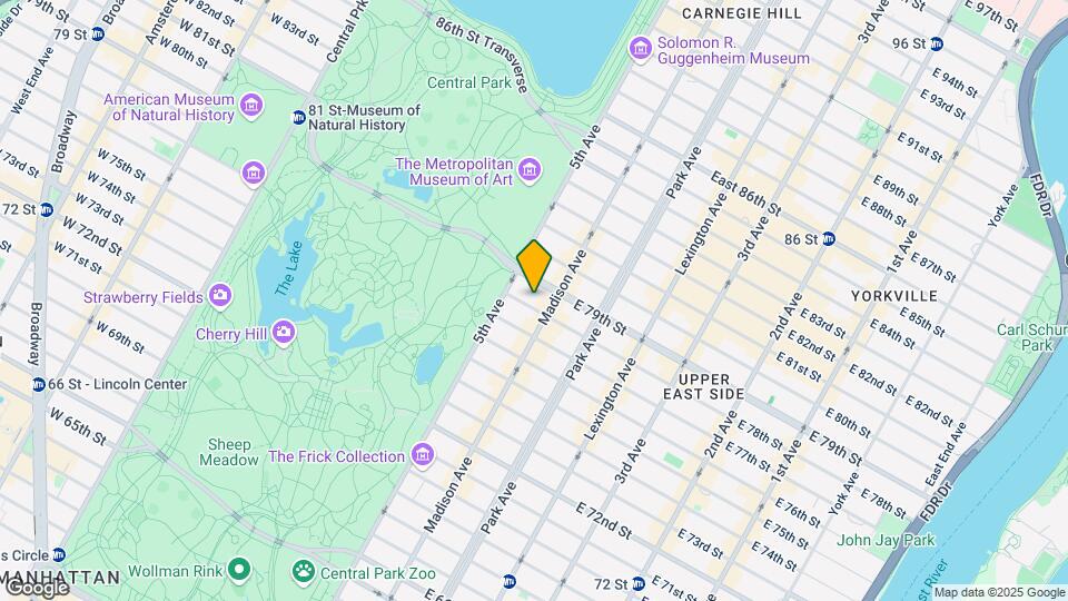 11 E 78th St Map and Location Details