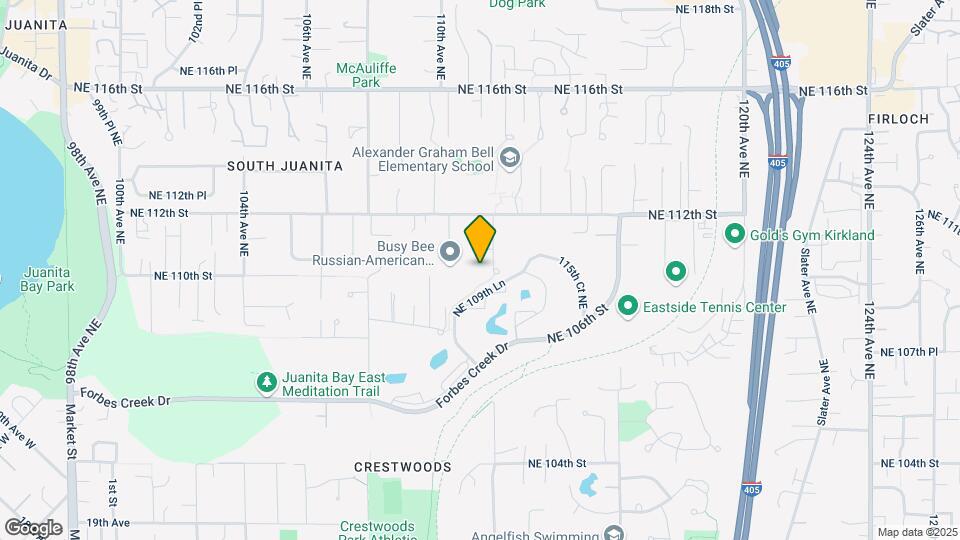11009 112th Ave NE Mapa y Detalles de la Ubicación