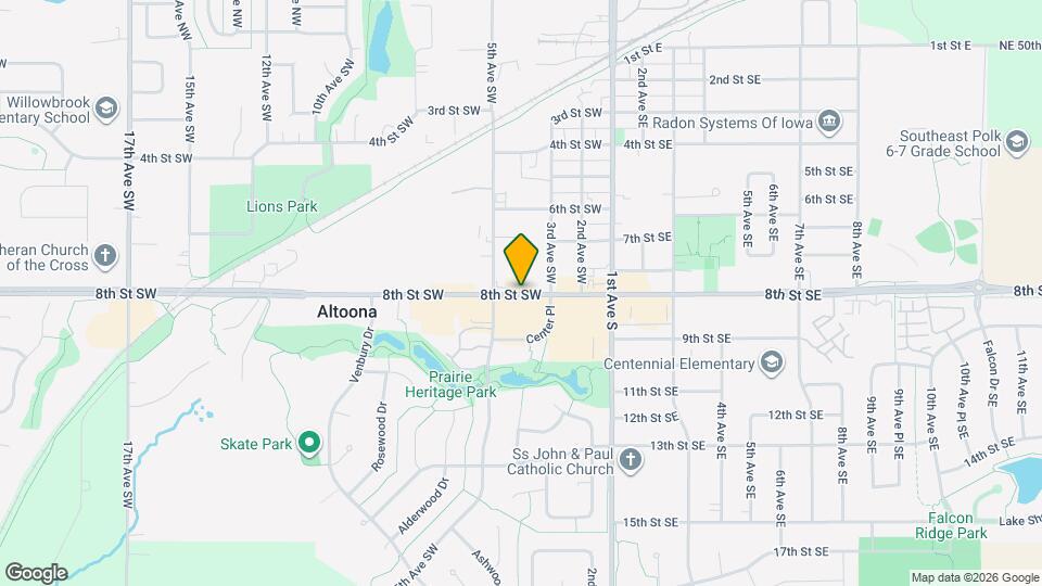 405 8th St SW, Unit 3 Map and Location Details