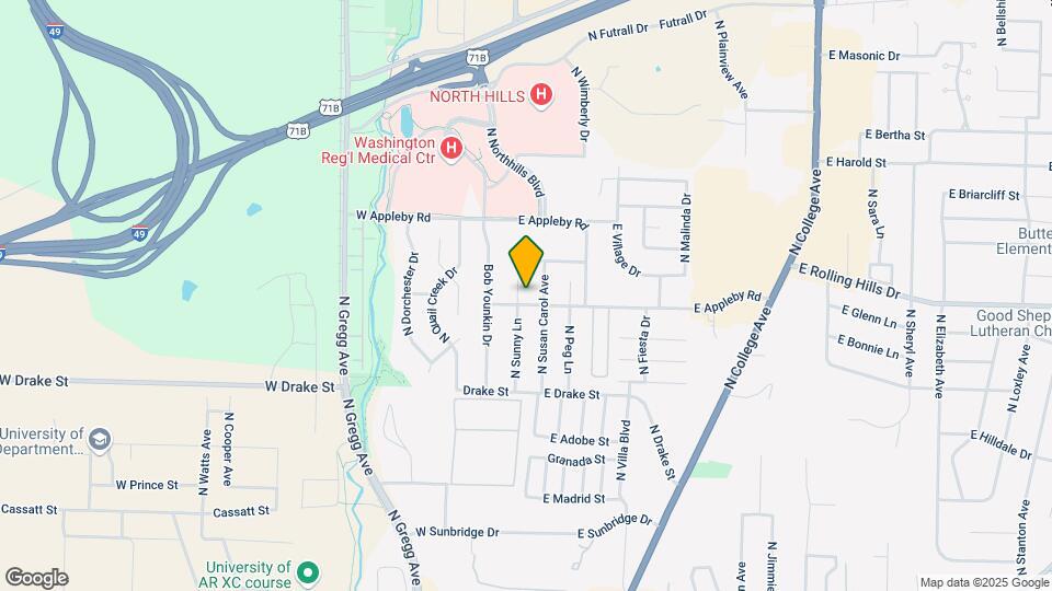 2906-2926 N Sunny Ln Mapa y Detalles de la Ubicación