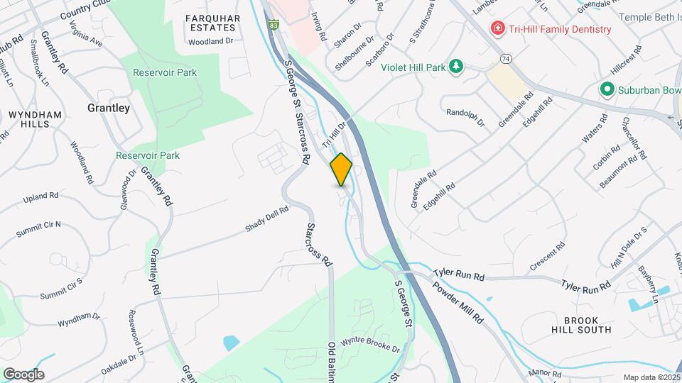 1456 S George St Map and Location Details