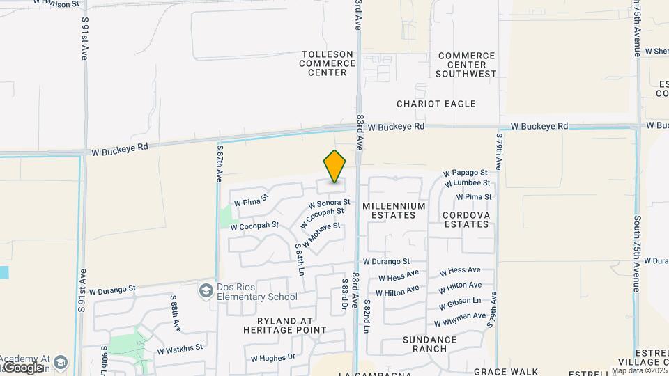 8316 W Pima St Map and Location Details
