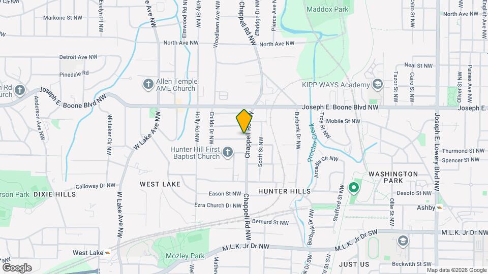 232 Chappell Rd NW Map and Location Details