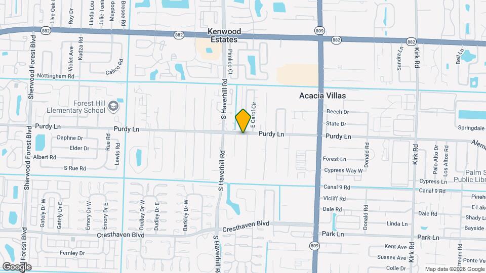 4870 Purdy Ln, Unit C Mapa y Detalles de la Ubicación