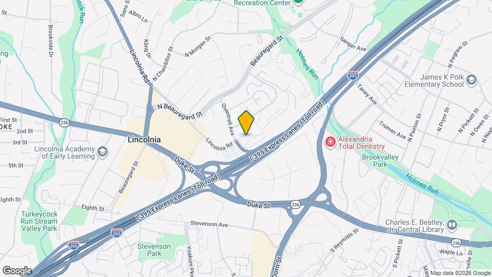 5831 Quantrell Ave Map and Location Details