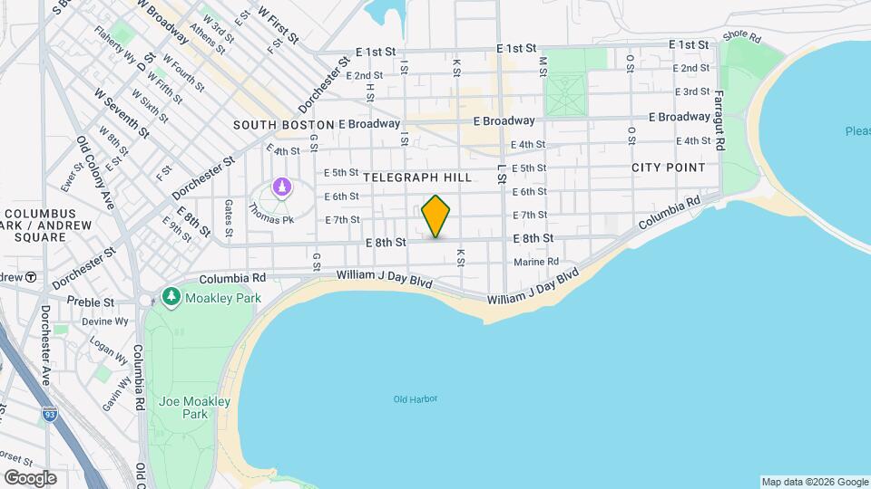 579 E 8th St, Unit #1 Map and Location Details