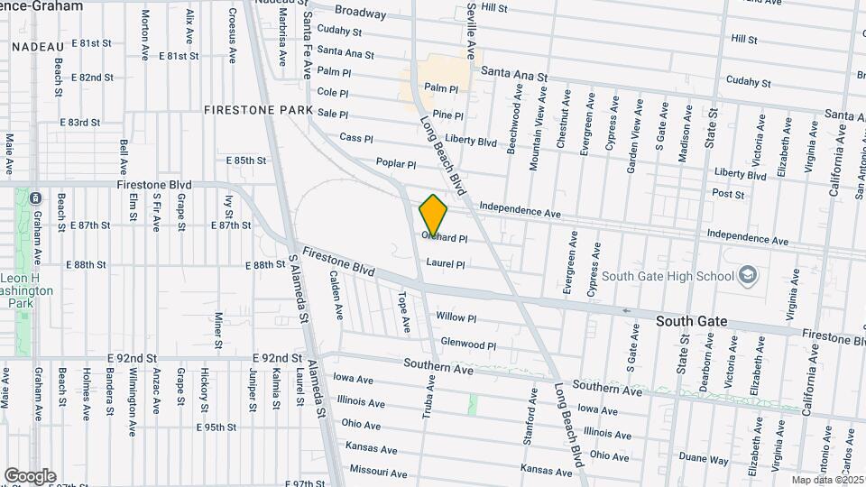 2726 Orchard Pl, Unit B Map and Location Details