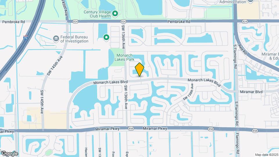 13400 SW 24th St Map and Location Details