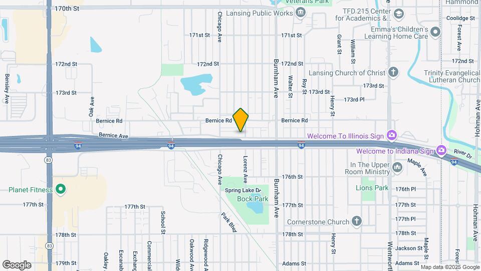 3060 Bernice Ave Map and Location Details