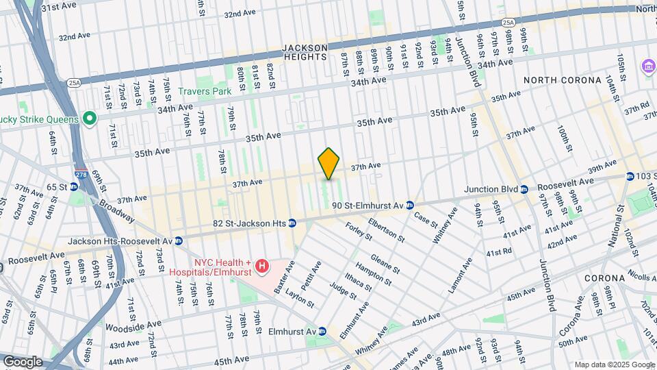 37-22 85th St Map and Location Details