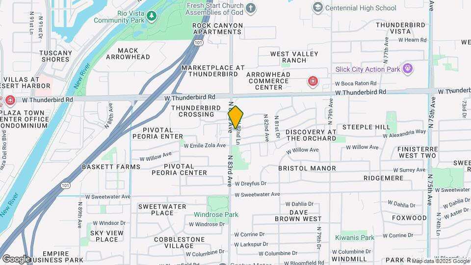 13620 N 82nd Ln Map and Location Details