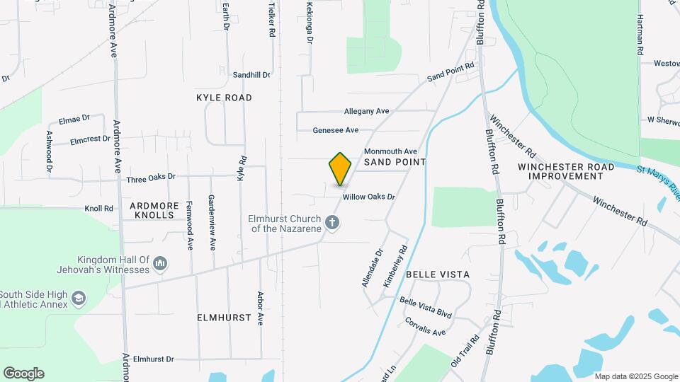 2820 Sand Point Rd Map and Location Details