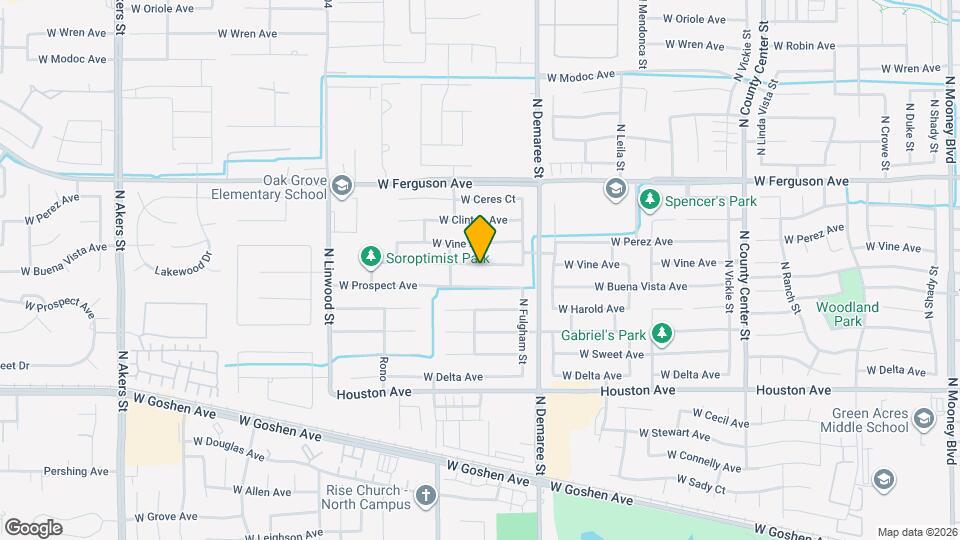 3851 W Buena Vista Ave Map and Location Details