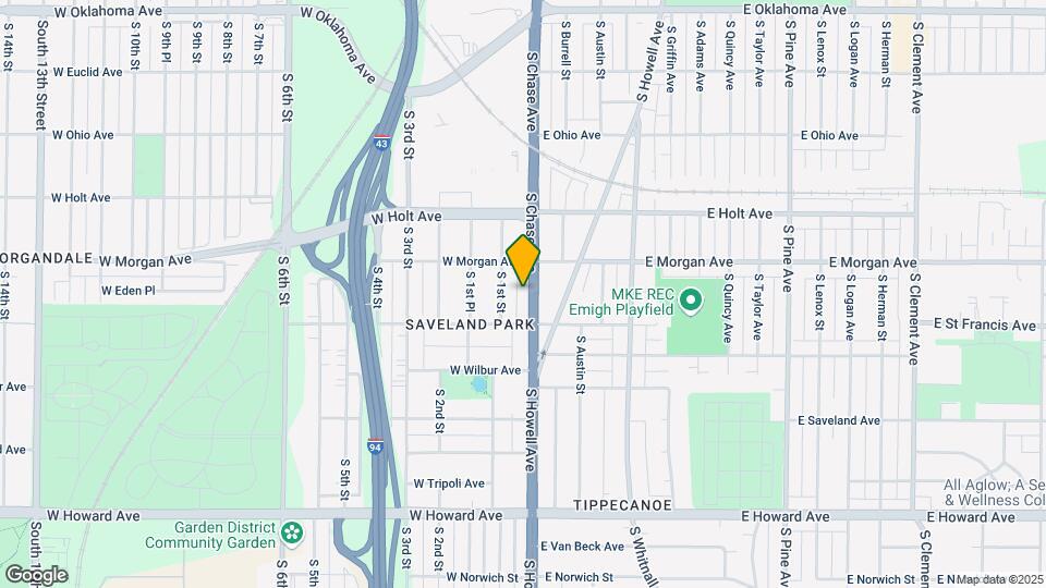3543 S Chase Ave, Unit 3543 Map and Location Details