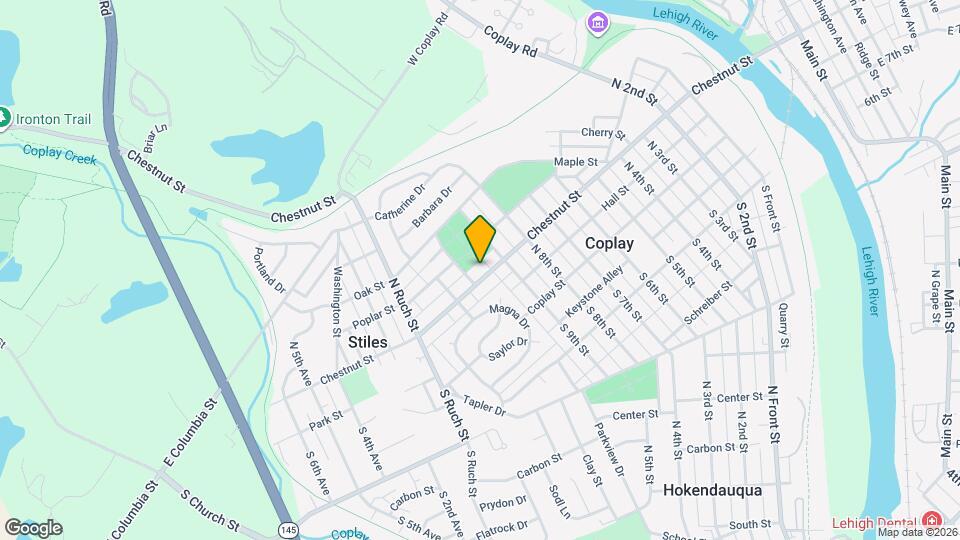 1000 Chestnut St Map and Location Details