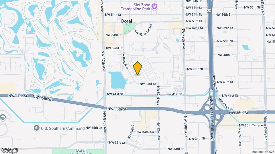 4750 NW 83rd Path Map and Location Details