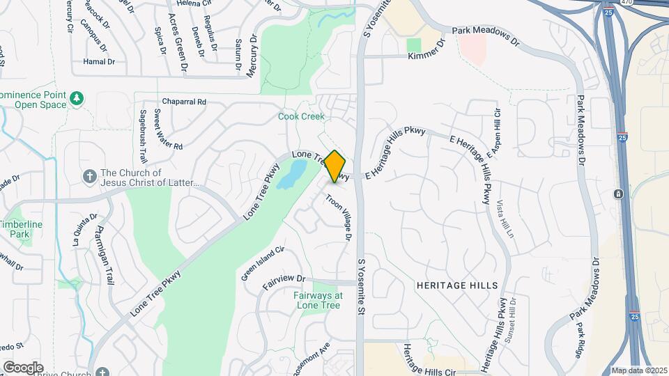 8830 Shoal Creek Ln Map and Location Details
