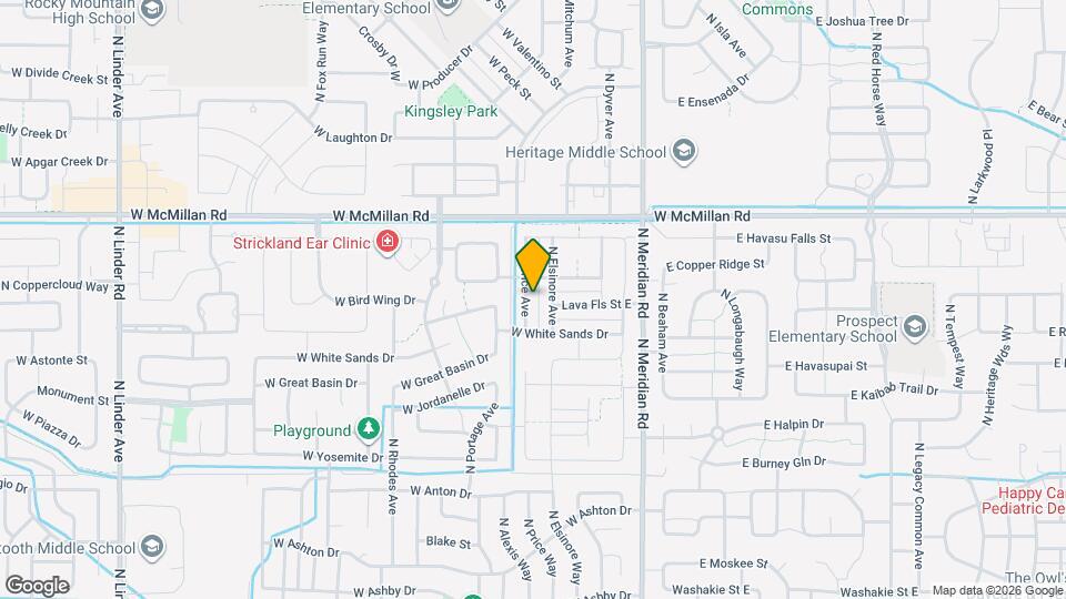 4532 N Price Ave Map and Location Details