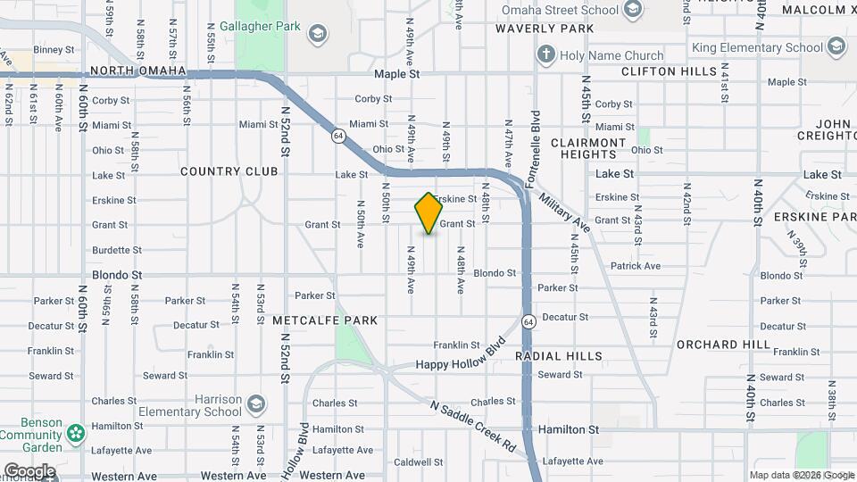 2034 N 49th St Map and Location Details