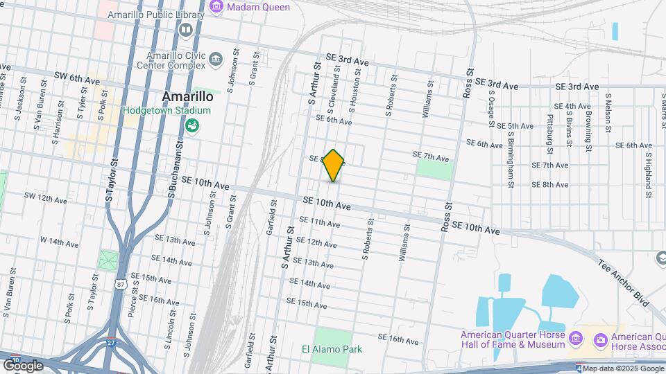 900 S Houston St Map and Location Details