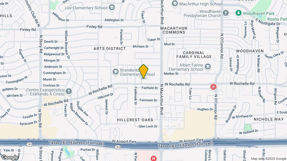 2804 Clearbrook Dr Map and Location Details