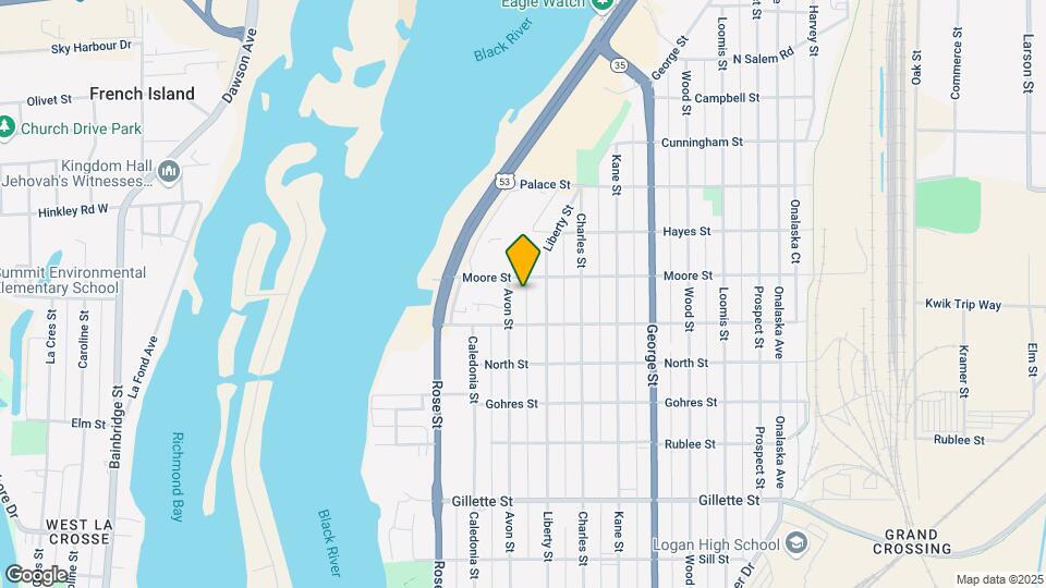 2038 Avon St Map and Location Details