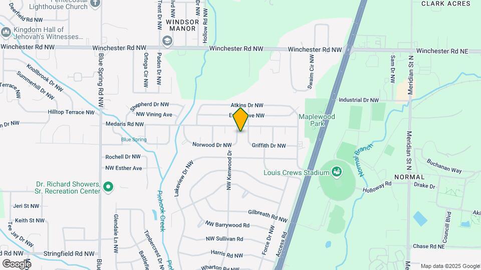 2205 Norwood Dr NW Map and Location Details