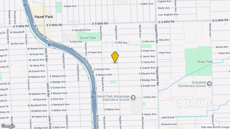 1314 E Harry Ave Map and Location Details