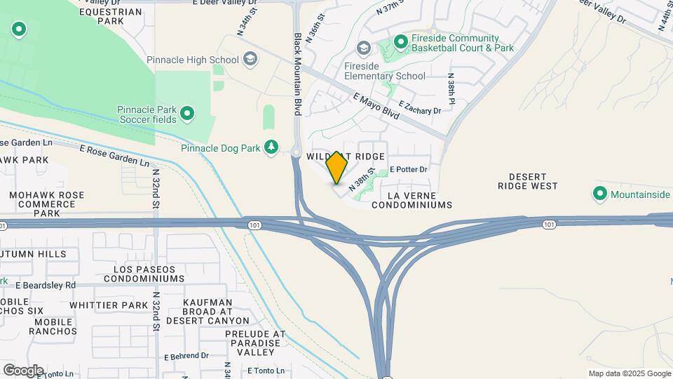 20701 N 37th Way Map and Location Details