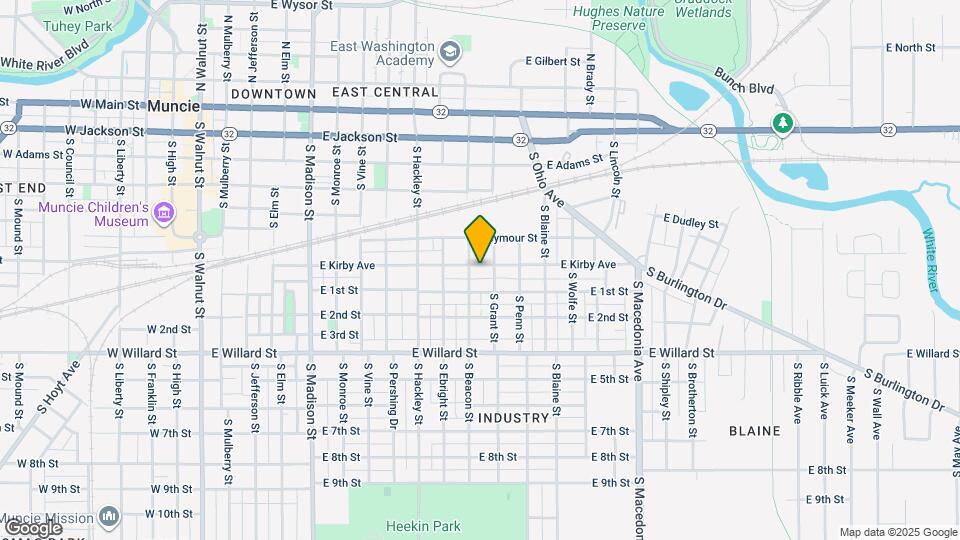 1109 E Kirby Ave Map and Location Details