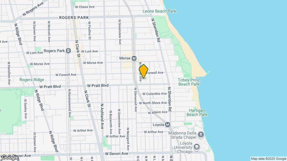 6813 N Wayne Ave, Unit 3c Map and Location Details